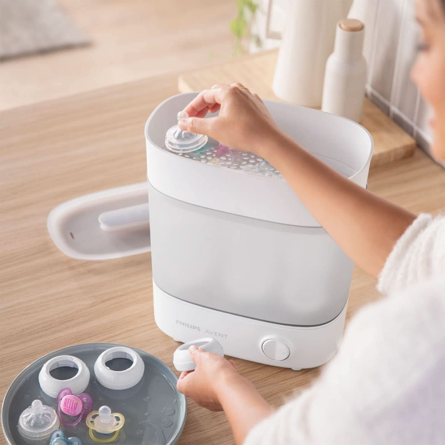 Philips Avent elektrická odsávačka mateřského mléka, dárková sada Potraviny a doplňky pro kojení Bebe Naty Shop