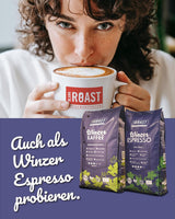 Blank Roast - BIO Winzer Kaffee 1000g - schonend mit Pfälzer Rebholz geröstet - ganze Kaffee-Bohnen aus Peru - 100% Arabica Röstung - schokoladig & nutsig - säurearm