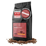 KING'S COFFEE - EXTREME ROAST - Espresso Intenso zrna - velmi nízká kyselost - malodávkové pražení z Itálie - kávová zrna pro plně automatické stroje a portafiltrační stroje - 1 kg