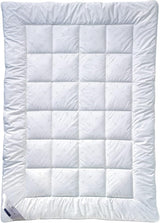 Přikrývka Billerbeck E21 King Fiber – rafinovaná přikrývka z aloe vera vlákna – 135 X 200 cm Celoroční přikrývka se střední teplotou, bílá Naty Shop Peřiny a prošívané přikrývky jednoduché 135 X 200 cm teplé (W)