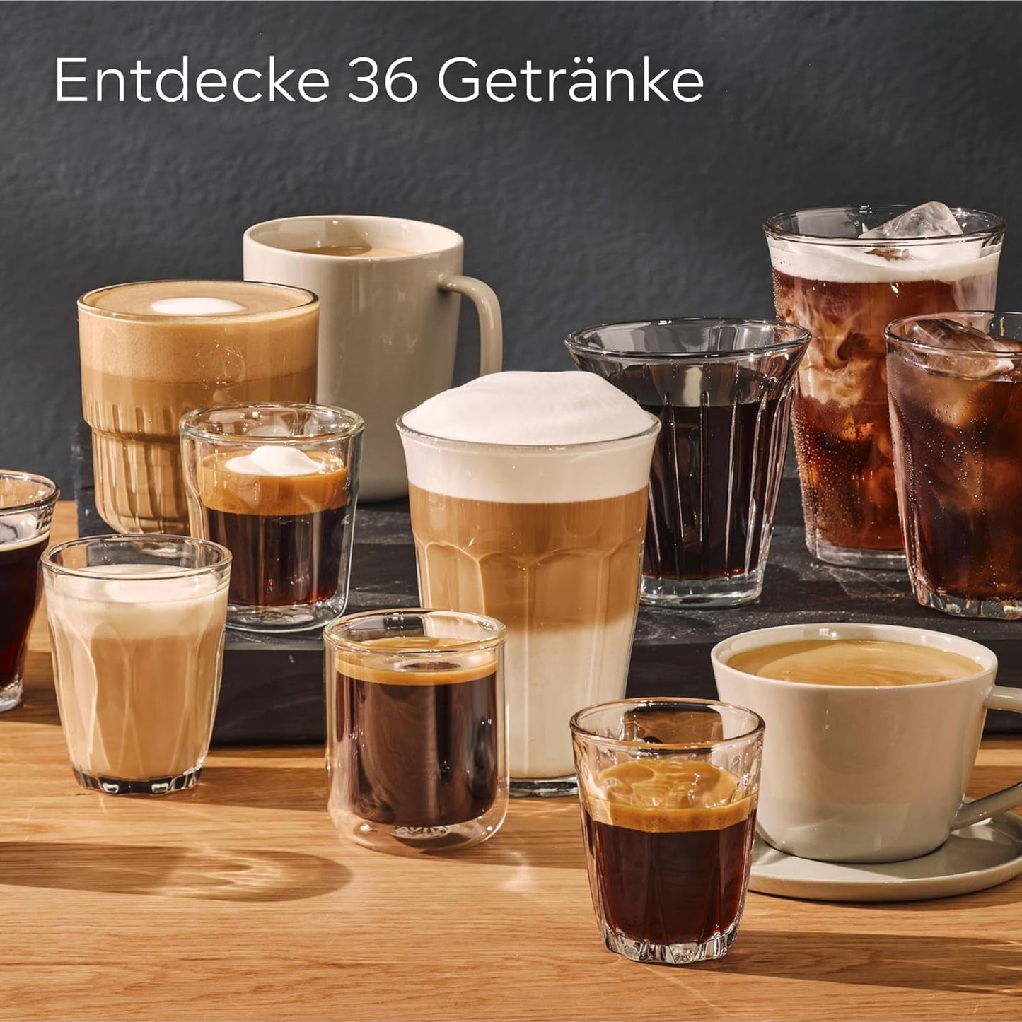 Siemens EQ700 plně automatický kávovar na espresso, velká barevná TFT obrazovka, 36 teplých a studených nápojů, studené vaření, funkce 2 šálků, ovládání aplikací, automatický čisticí systém, černá nerezová ocel, TQ717D03