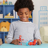 SPIDEY a JEHO ÚŽASNÍ PŘÁTELÉ Hračka na motorku Marvel Spidey pro chlapce a dívky od 3 let Akční figurky Naty Shop