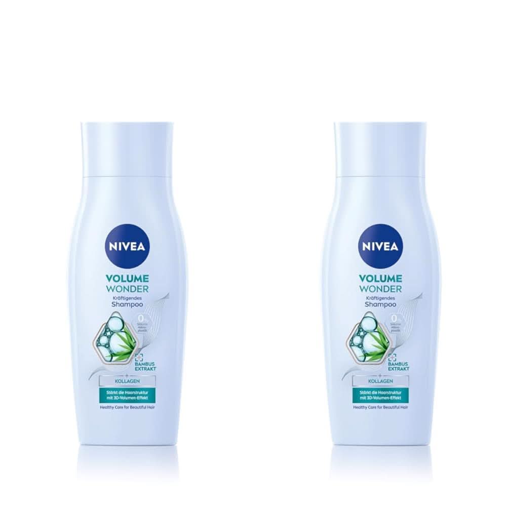NIVEA Volume Wonder Posilující šampon, šampon pro objem, 50 ml Sprcha a koupel Naty Shop 2 x 50 ml