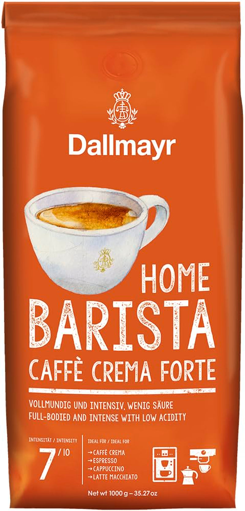 Doma Barista Caffé Crema Forte 1000g celé fazole