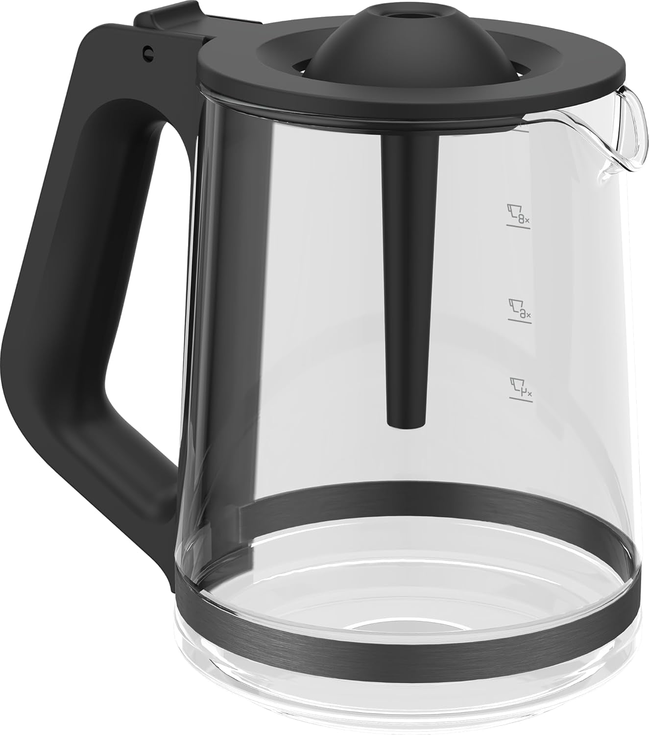 Digitální espresso kávovar s filtrem GRUNDIG KM8440, červený, 1000 W, 1,25 litru
