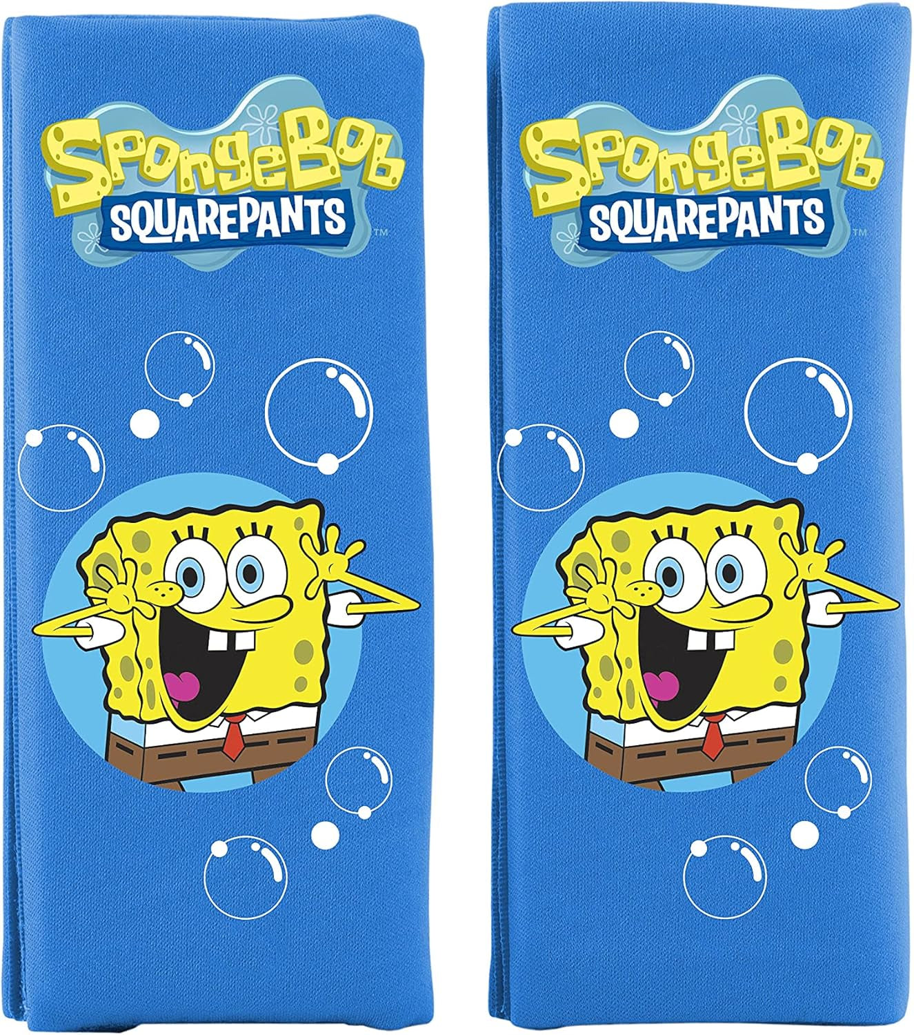 Bob Esponja Spongebob polštářek na krk pro děti. Super pohodlné cestovní modré Cestovní polštářky Naty Shop Mini polštářek na opasek