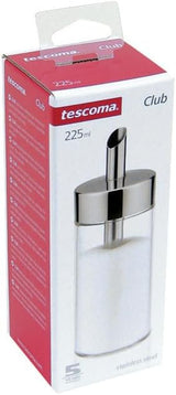 Tescoma skleněný šejkr, kartáčovaná nerezová ocel, ideální pro bílý/hnědý cukr, 225 ml