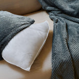 Sada výplňových polštářů HOMLA Toby 2, 45X45cm, bílý, prémiový polyester, rozměrově stálý a snadno udržovatelný standardní polštáře Naty Shop