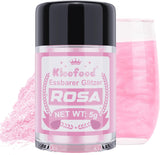 Kicofood, jedlé třpytky, 5 gramů, různé barvy Glitter Naty Shop Pink