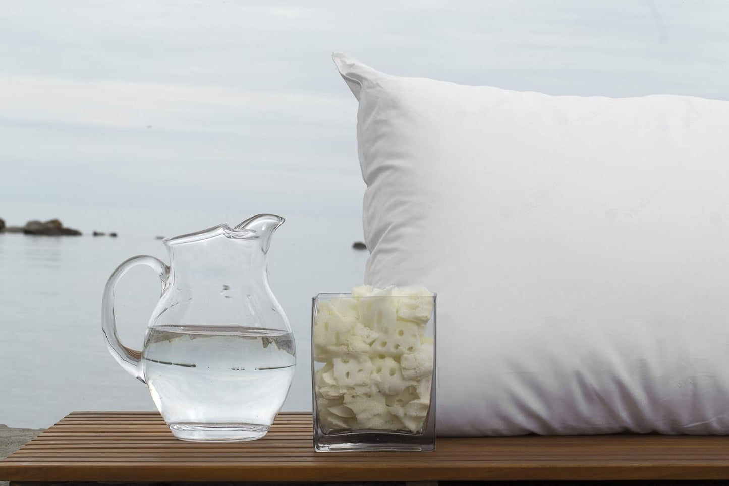 Mediflow The Original 5008 50X70cm vodní polštář s visco pěnou, bílý, jeden, 1 kus (1 balení) Standardní polštáře Naty Shop