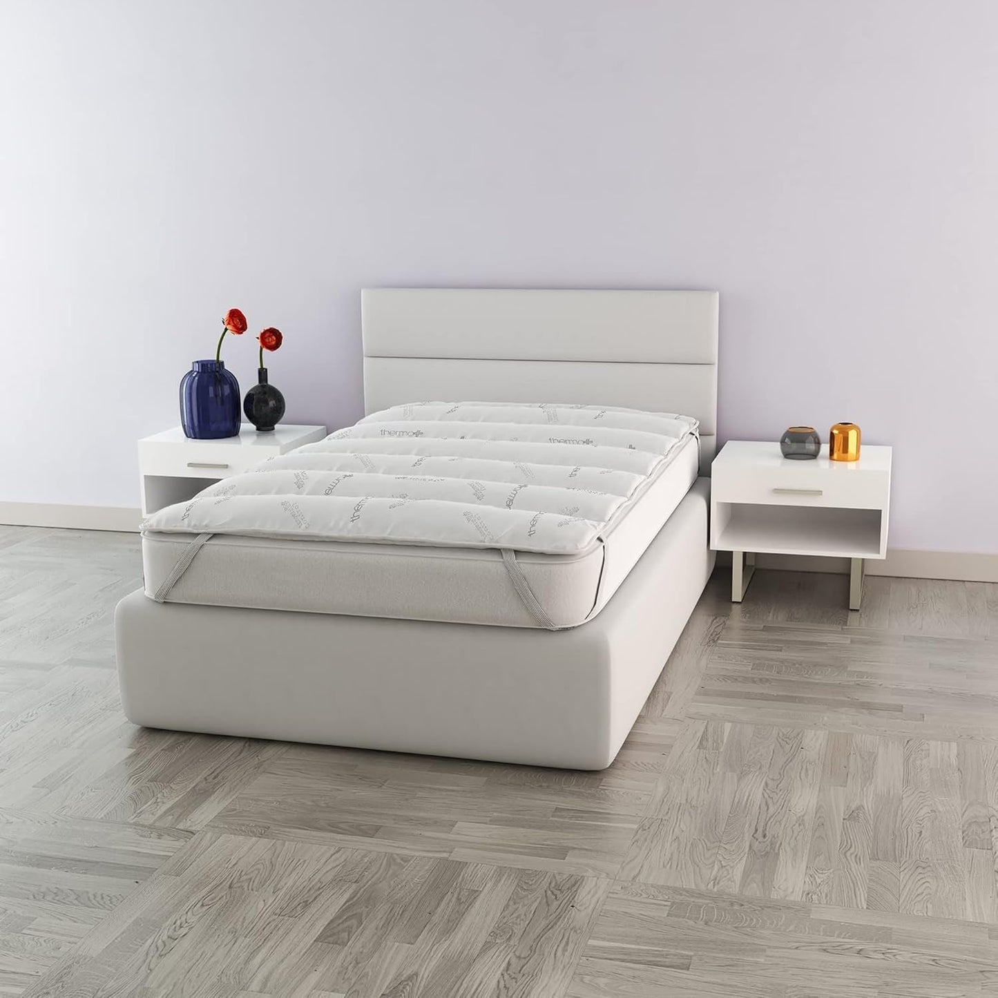 MB Home Italia, Topper, Thermocontrol, Double 160X195 Cm Peřiny a přikrývky Naty Shop Single 80X195 Cm Thermocontrol