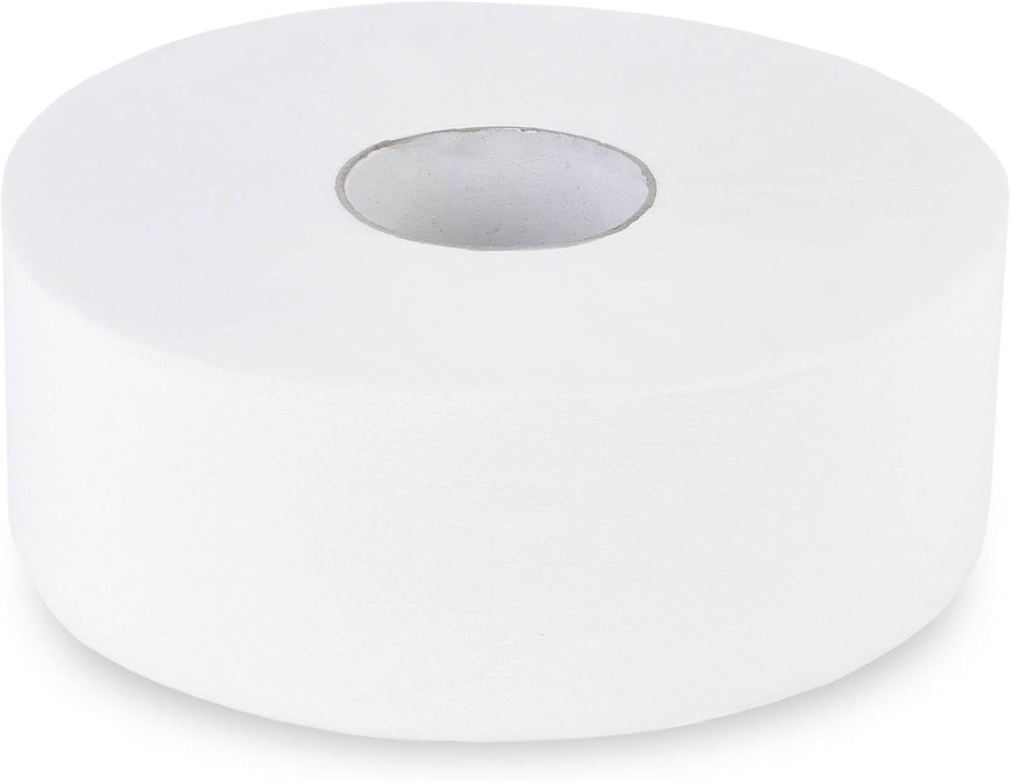 Quicky Jumbo 2vrstvý toaletní papír, Ø 25 cm, zářivě bílý, reliéfní s jemnými tečkami, 6 rolí - savý a odolný proti roztržení pro maximální hygienu, ideální pro veřejné instituce a průmysl