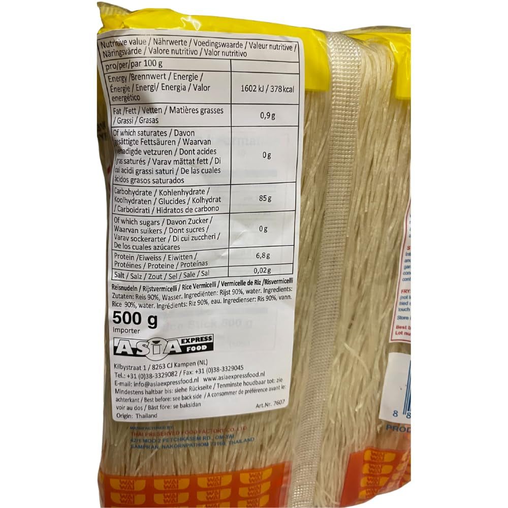 THAJSKO – rýžové nudle na čínský způsob, (1 x 500 GR)