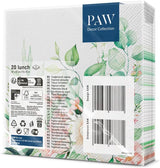 PAW - 3vrstvé ubrousky (33 X 33 cm) I 20 kusů I Ideální na narozeniny, večírky, svatby, přijímání a svátky I Barevné papírové ubrousky - květiny, růže I Barva: květinové momenty (balení 2 ks)