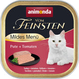 animonda vom Feinsten Mild Menu Mild Variety (32 x 100 g), vlhké krmivo pro kočky bez obilovin, bez cukru, lehce stravitelné krmivo s krůtím masem