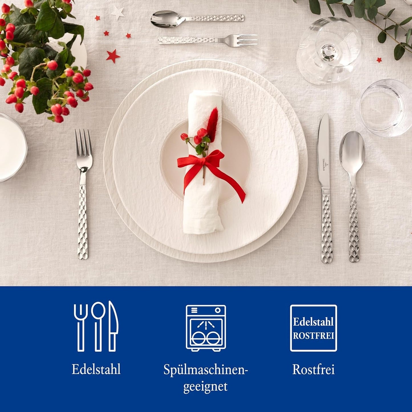 Villeroy & Boch - Sada příborů Boston 30 kusů, 6 osob Kitchen Naty Shop