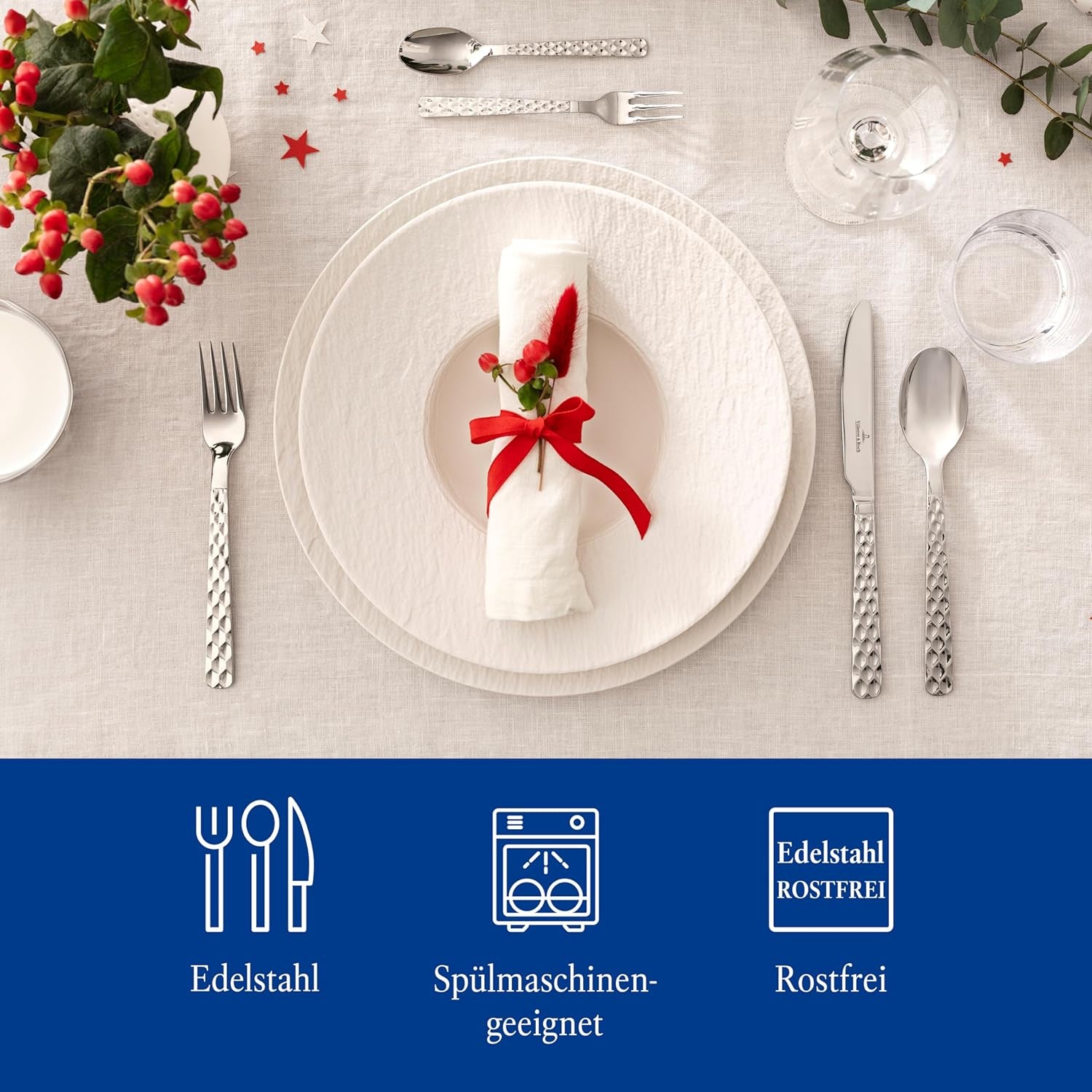 Villeroy & Boch - Sada příborů Boston 30 kusů, 6 osob Kitchen Naty Shop