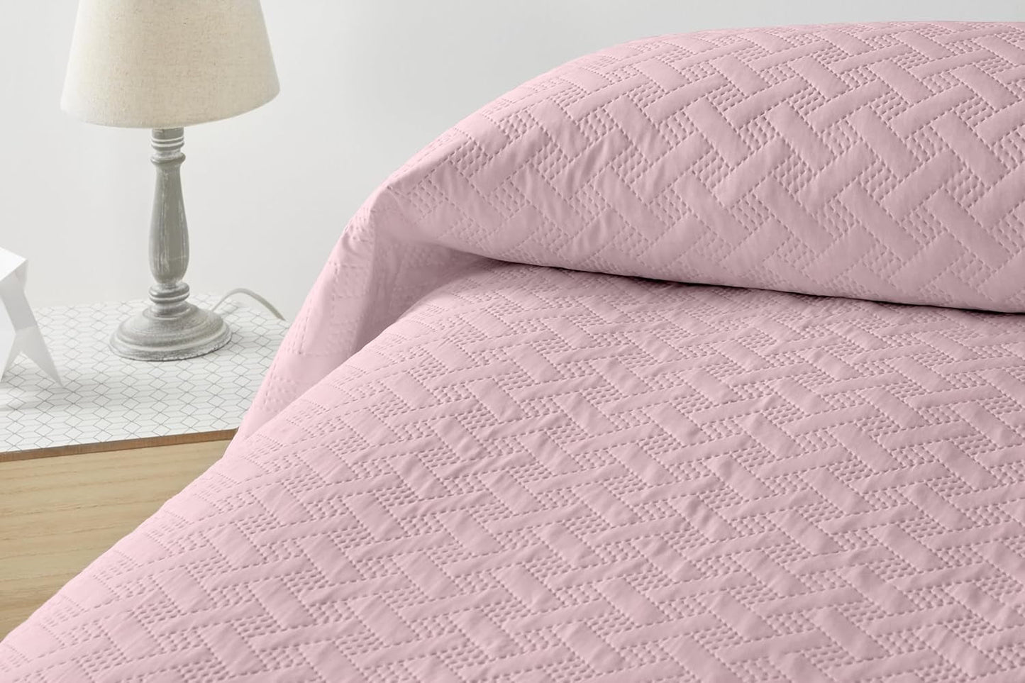 LISO - Přehoz na postel 105 cm - Přehoz na postel Bouti - Jaro a léto - 200X260 Cm - Růžové postele a přikrývky Besuche den Degrees home-Store Růžová postel 105 cm