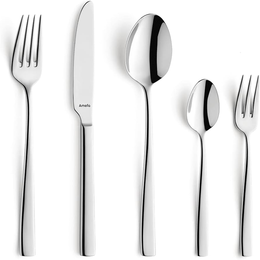 Sada příborů Amefa Satina v 60 dílech, pro 12 osob, trezor Kuchyně Naty Shop Fresh 60-Teilig