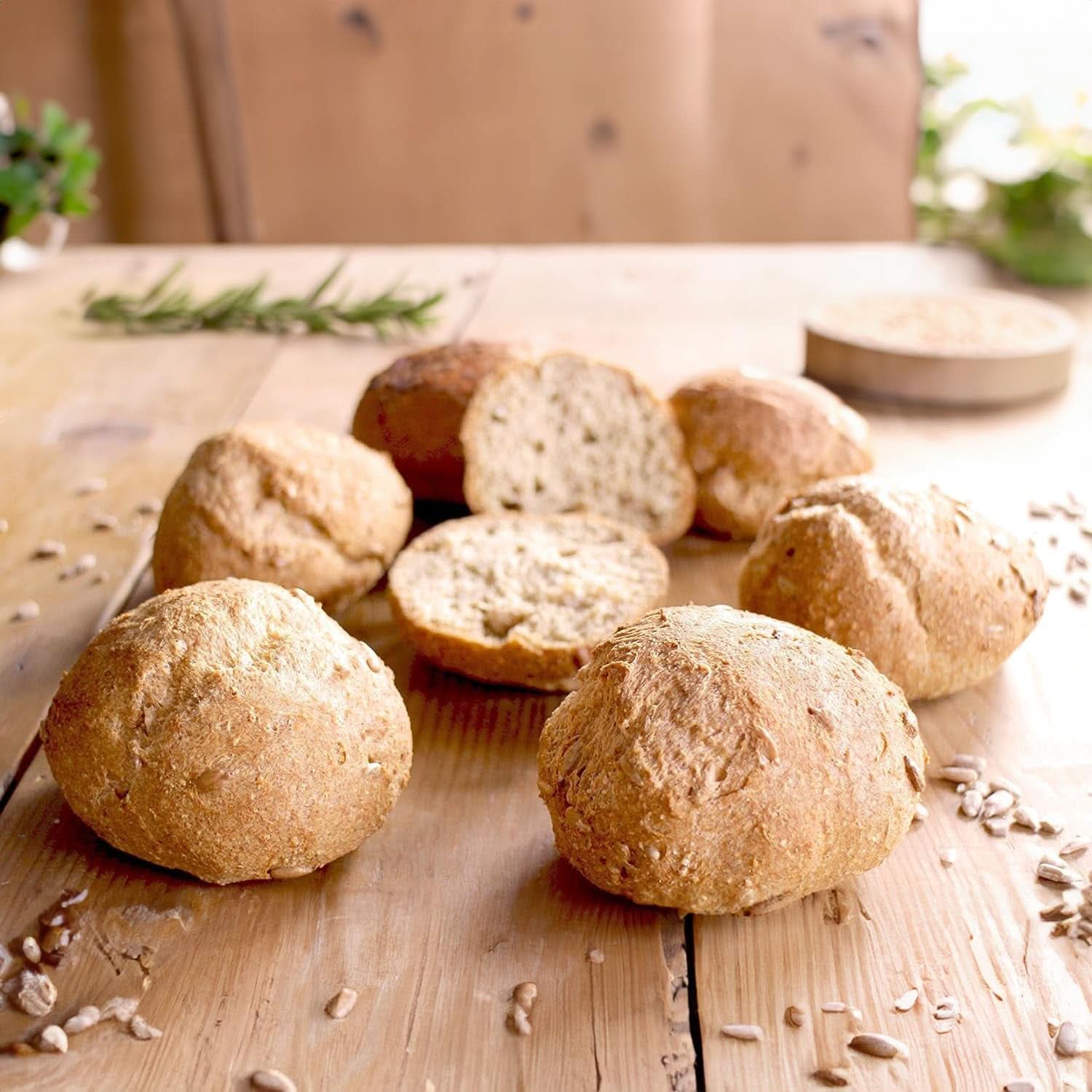 SMĚS CHLEBA S NÍZKÝM CARB, keto, veganský a bezlepkový proteinový chléb alternativa bez sóji a obilovin Naty Shop Kitchen