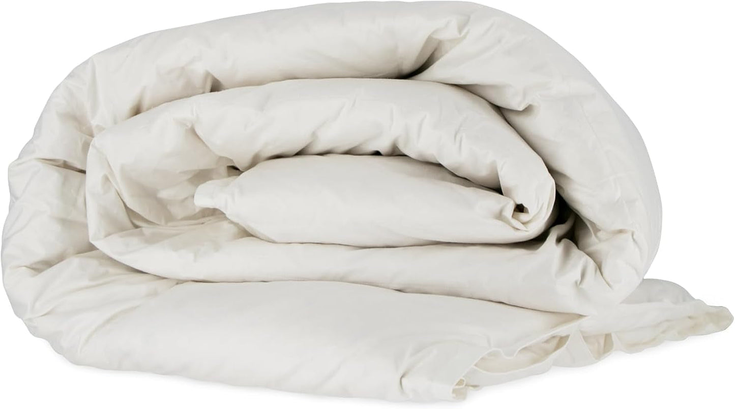 Nottetempo, přikrývka z husího peří, jednolůžko, 205 X 155 X 2 cm, Bianco Přikrývky a přikrývky Naty Shop