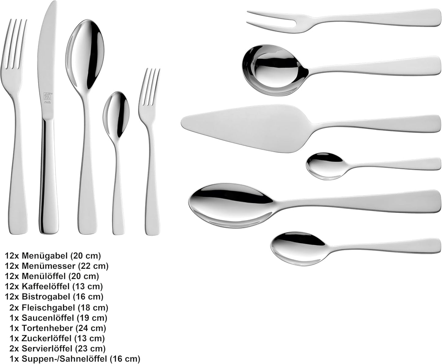 Sada příborů ZWILLING Soho, 68 kusů, pro 12 osob Kuchyň Naty Shop