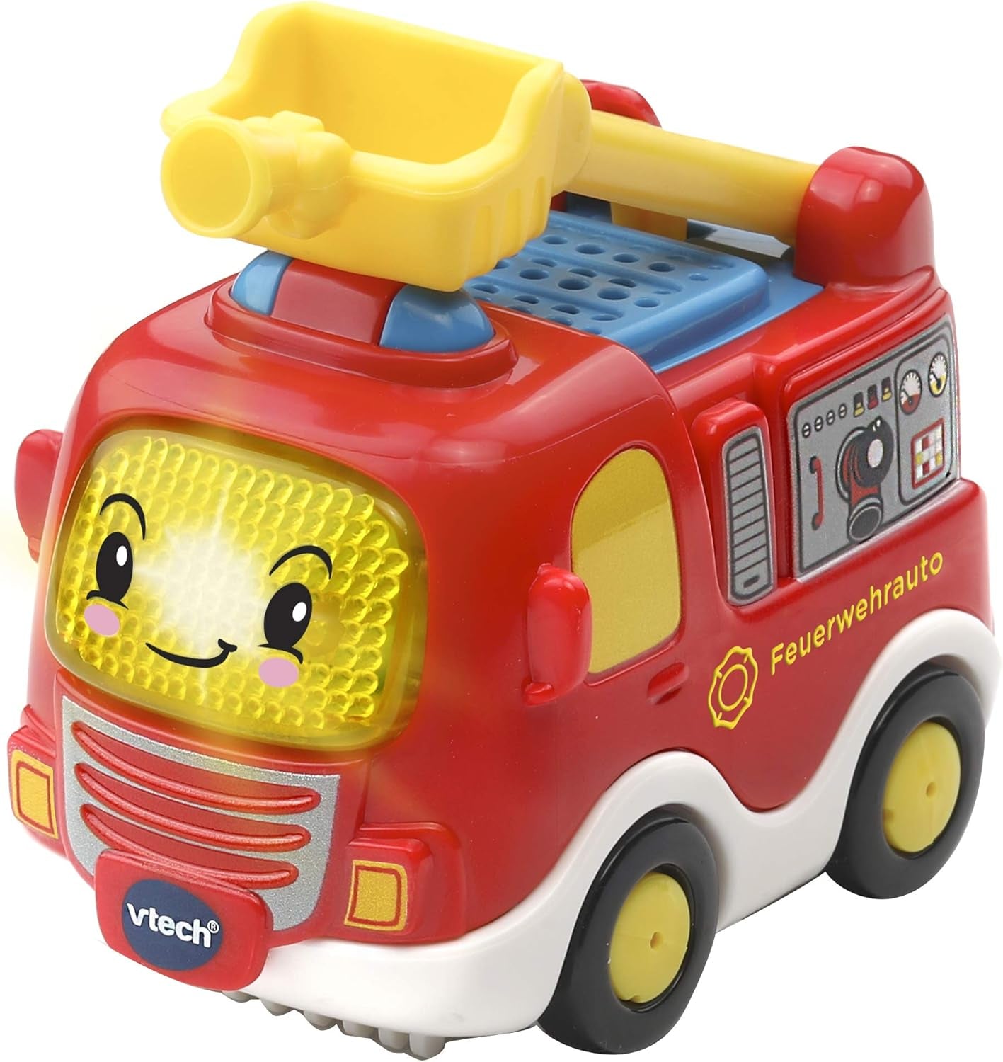 Vtech TUT TUT Baby Flitzer - Parkovací garáž, barevné, 66,6 x 75,3 x 45,1 cm & TUT TUT Baby Flitzer - Hasičské auto - autíčko s hudbou, světelným tlačítkem, větami a zajímavými zvuky Bebe Toys Naty Shop