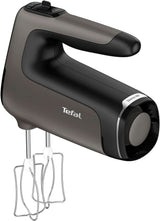 Ruční mixér Tefal HT650E Power Mix Silence | 600 Watt | Regulátor otáček | Turbo-Und Auswurf-Funktion | Motor pro extrémní volný čas | Vč. 2 Rührbesen Und 2 Knethaken | Pšeničná kuchyně Naty Shop