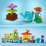 LEGO DUPLO Městské včelaření a úly, vzdělávací hračka pro batolata se 2 figurkami a pojízdným vozíkem, sada na stavění a přestavování, hračka pro batolata od 2 let 10419 stavebnice Besuche den LEGO-Store