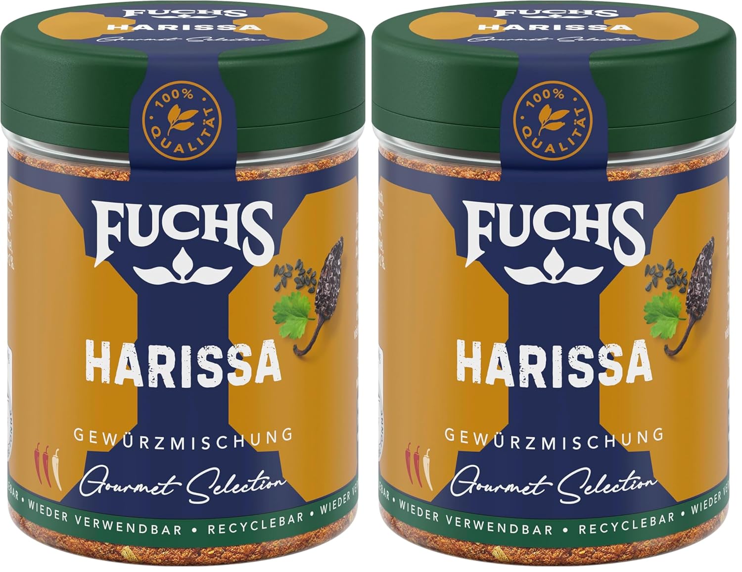 Fuchs Spices Gourmet Selection Blízký východ/Afrika - Kuskus a bulgurová směs koření Plnitelná směs koření na dochucování jídel Bulgur Vegan 55g
