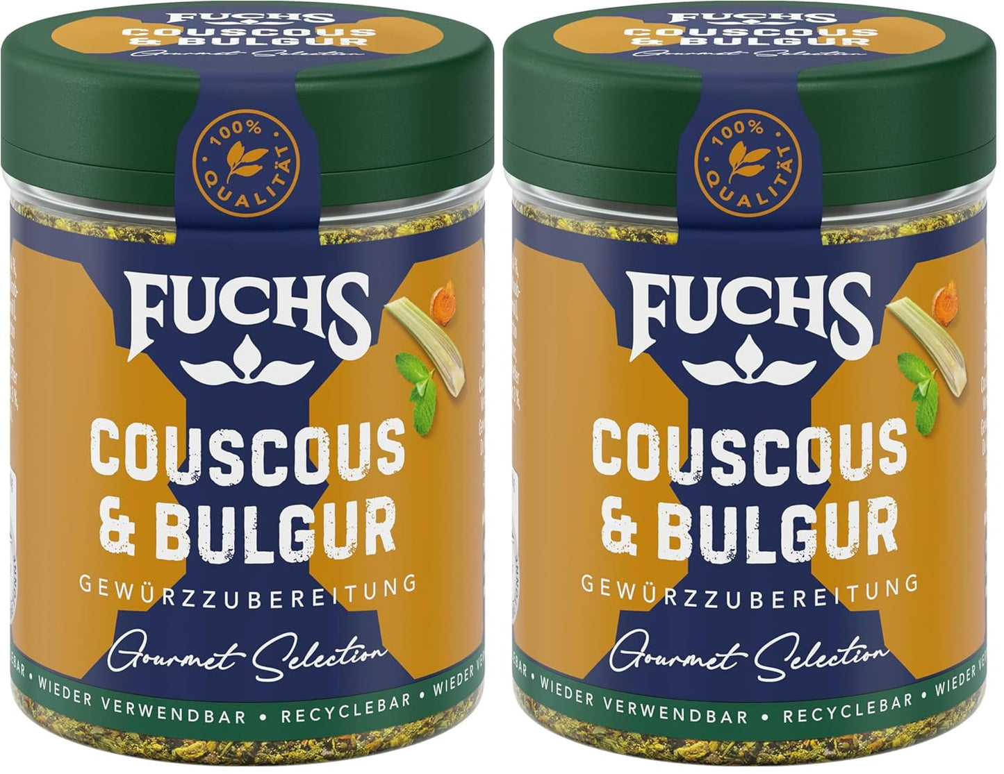 Fuchs Spices Gourmet Selection Blízký východ/Afrika - Kuskus a bulgurová směs koření Plnitelná směs koření na dochucování jídel Bulgur Vegan 55g
