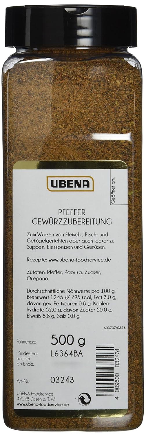 Ubena pikantní pepř 500 g - Čerstvost a kvalita