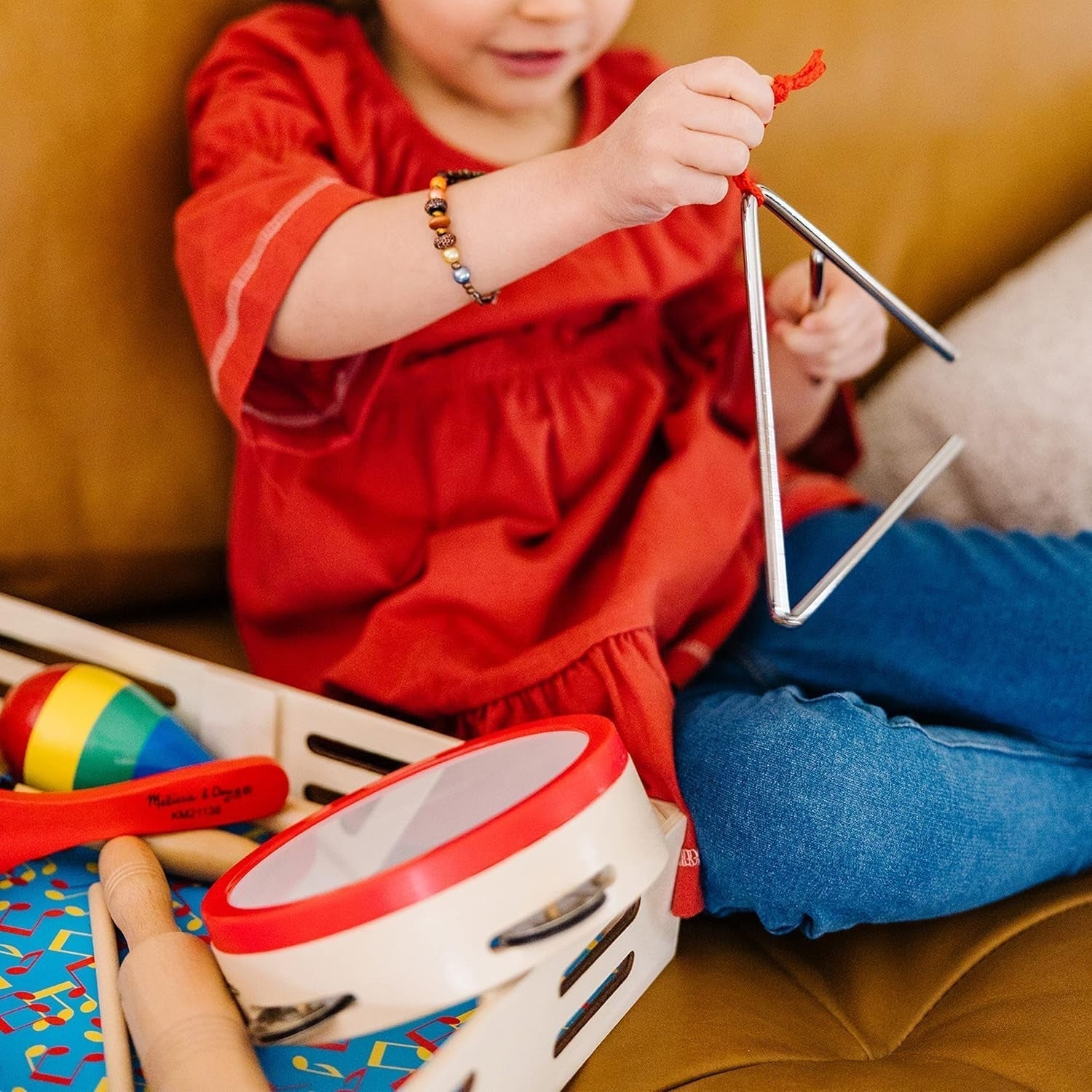Melissa & Doug Kapela v krabici | Vzdělávací hračky | Hudební hračky pro děti | 3+ | Dárek pro chlapce nebo dívky Naty Shop Baby Toys