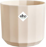 Kulatý hrnec elho Facet 17cm - pro vnitřní použití - 100% recyklovaný plast - Ø 16,6 x V 14,9 cm - Růžová/Mandlově růžová