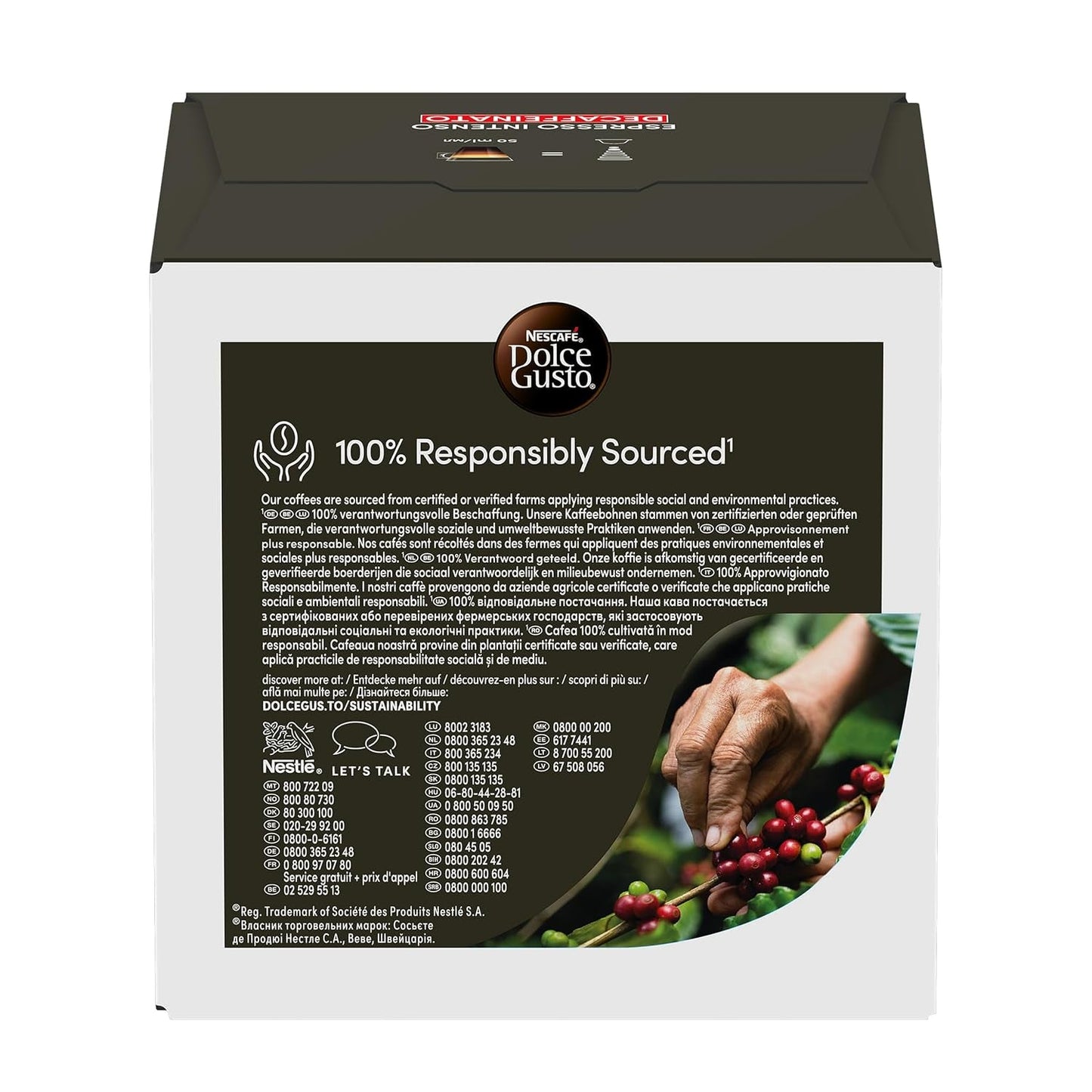 Nescafé Dolce Gusto Cafe Dolce Gusto Espresso Intenso Desc. | Nestle Pack 3 Kisten Mit 18 Kapseln, Die Jewells 16 Einheit (3er Pack)