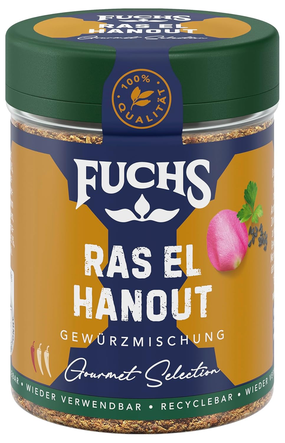 Fuchs Spices Gourmet Selection Blízký východ/Afrika - Kuskus a bulgurová směs koření Plnitelná směs koření na dochucování jídel Bulgur Vegan 55g