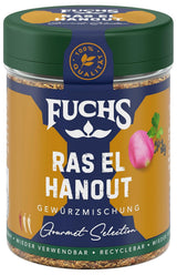Fuchs Spices Gourmet Selection Blízký východ/Afrika - Kuskus a bulgurová směs koření Plnitelná směs koření na dochucování jídel Bulgur Vegan 55g