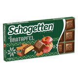 Schogetten Zimní edice se zralými jablky I Čokoládová tyčinka 100g I s mléčnou čokoládou a ve výhodných jednotlivých kouscích