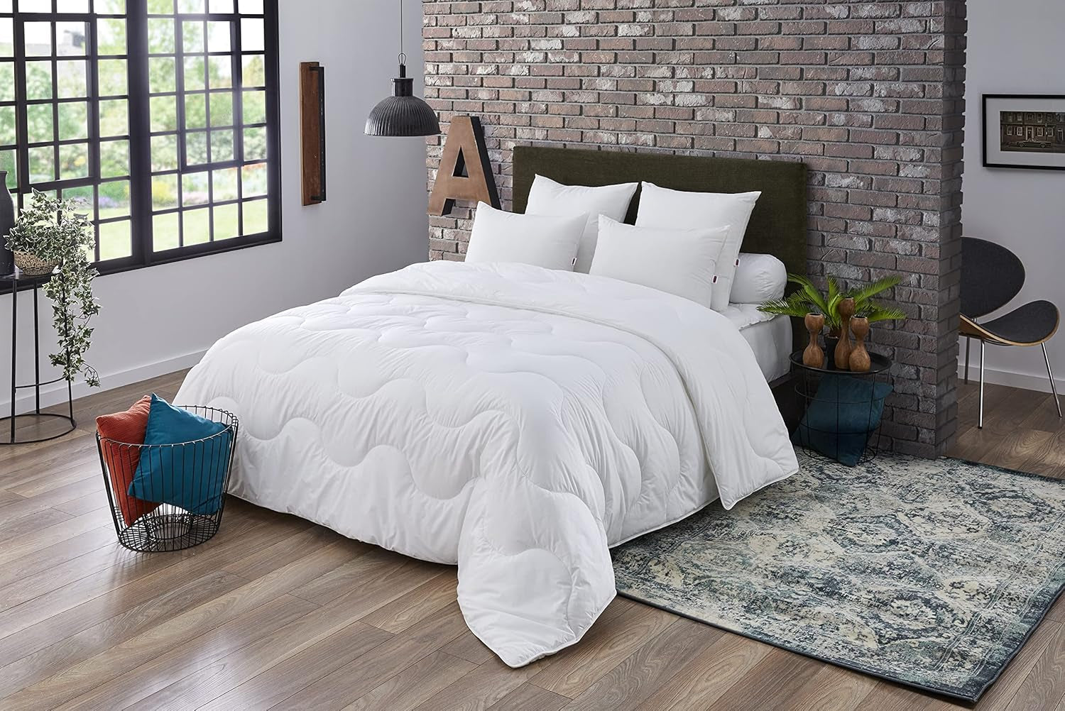 DODO Quilt Munich Basic, polyester, bílá, 150X220 cm Přikrývky a přikrývky Naty Shop 150X220 Cm