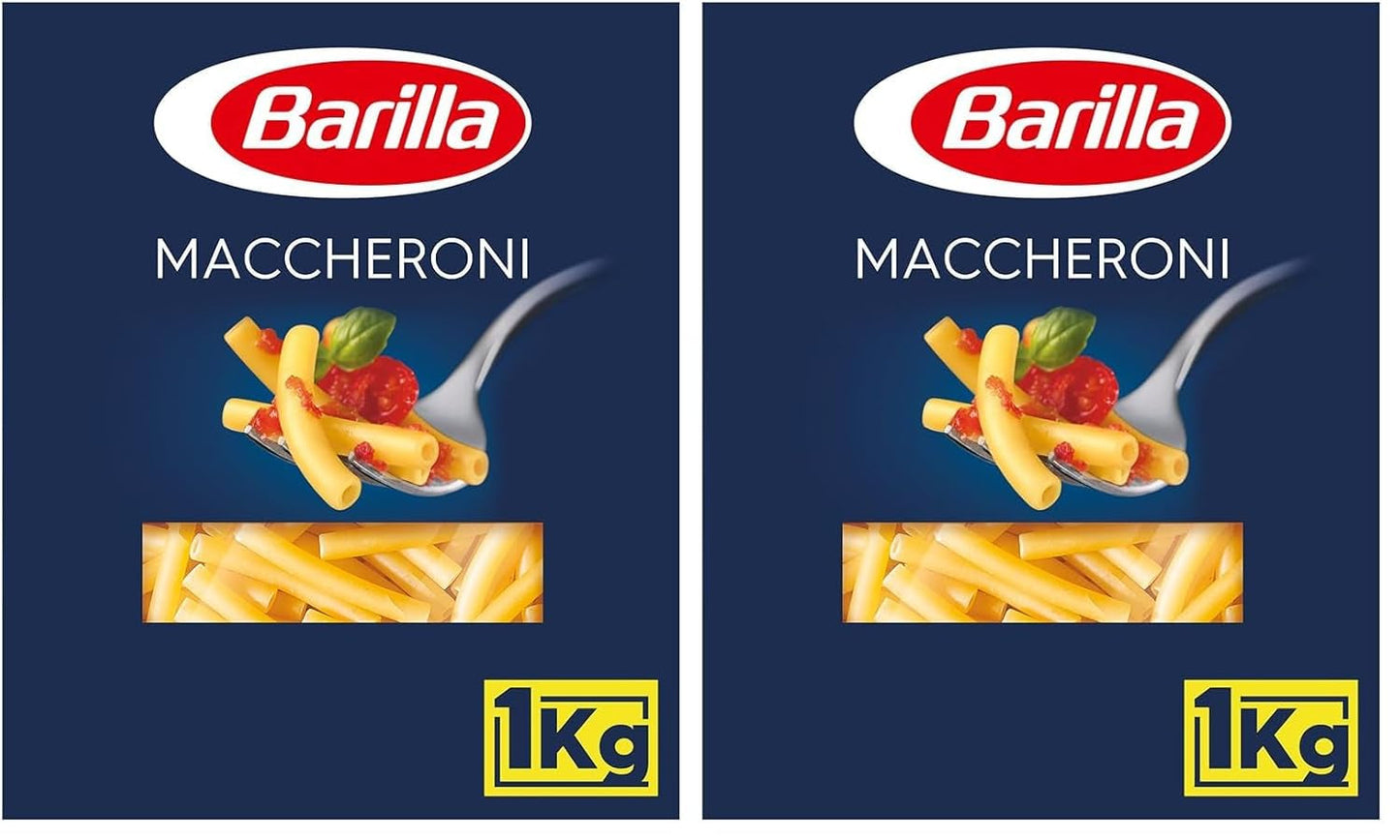 Těstoviny z tvrdé pšenice Barilla Maccheroni n. 44 – Balení po 1 (1x1kg)