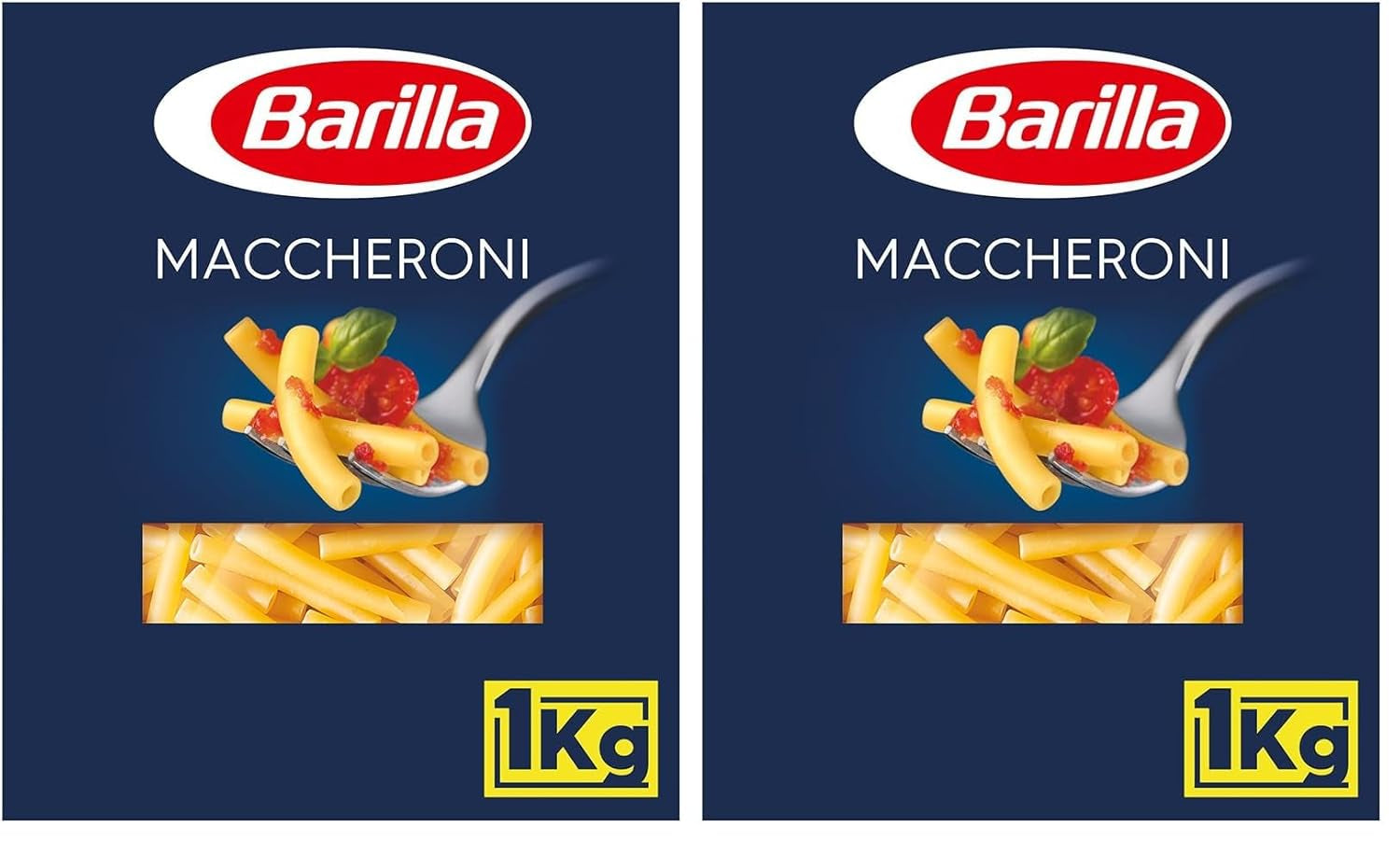 Těstoviny z tvrdé pšenice Barilla Maccheroni n. 44 – Balení po 1 (1x1kg)