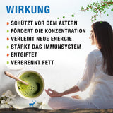 ORIGEENS BIO MATCHA CEREMONIÁLNÍ STUPEŇ "SHIKA" - Organický japonský čaj ze Shizuoka - Matcha Latte/Usucha - 30g doplňovací sáček - Ceremoniální stupeň organického Matcha zeleného čaje v prášku