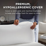 TEMPUR-PEDIC Symphony Polštář Vyrobeno z paměťové pěny, Luxusní, Měkké, Standardní, Bílé Standardní polštáře Naty Shop