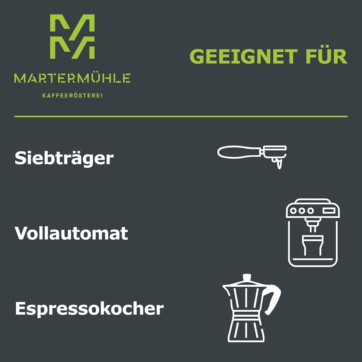 Martermühle Mexiko Bio Espressobohnen entkoffeiniert 1kg mittelkräftig I Arabica I Příchuť: Nugát, Zartbitterschokolade I Ganze Bio Espresso-Bohnen schonend geröstet, säurearm
