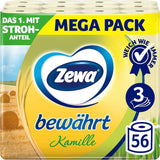 Zewa Osvědčený heřmánkový toaletní papír se slámou 7X 8 rolí