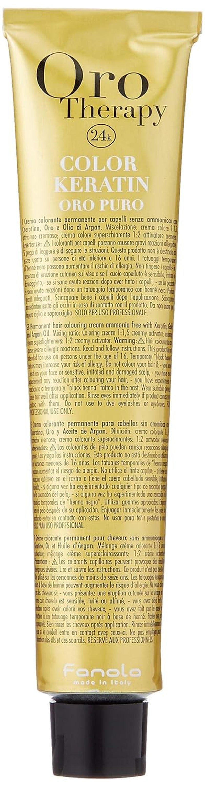 Fanola Oro Therapy Color Keratin 5.0 100ml Barva na vlasy Naty Shop