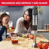 DD6558 DD655810 Quickchef 3-v-1 Tauchmixer, Powelix-Technology, 3 Zubehörteile, Edelstahl, Stahl/Schwarz Kitchen Naty Shop