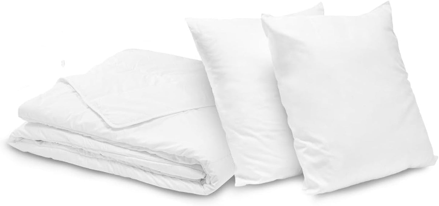 Balíček přikrývek Bleu Calin Home Collection 'Caline' pro 2 osoby 220X240 Cm se 2 polštáři 60X60 Cm, bílá Přikrývky a přikrývky Naty Shop