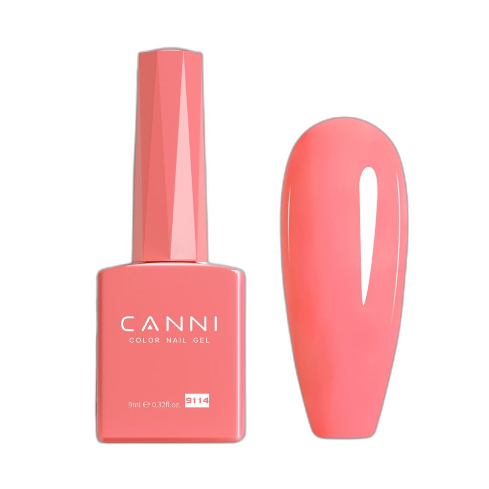 CANNI gel lak na nehty, semipermanentní, tmavě fialový, lak na nehty, UV gel, soak off, manikúra