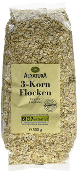Bio 3-Korn Flocken, 500 g cereálií Naty Shop Výchozí název